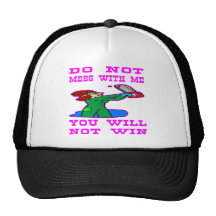 Do Not Mess With Me You Will Not Win Mesh Hat