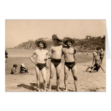 Do these hats make us look gay? greeting card