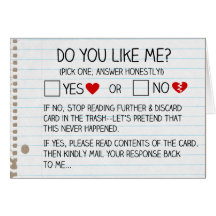 Do You Like Me? Cards