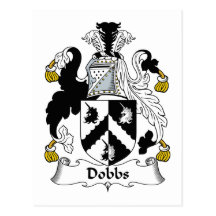 Dobbs Family Crest Post Cards