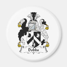 Dobbs Family Crest Refrigerator Magnet