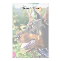 Doberman Pinscher Stationary Stationery
