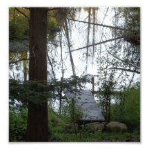 Dock by the Pond Photo Art