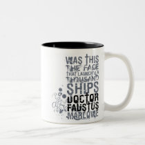 Doctor Faustus Quote (B&W) mugs