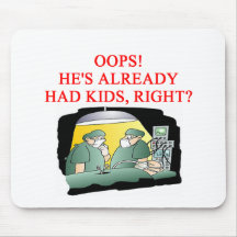 DOCTOR joke Mousepads