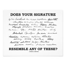 Does Your Signature Resemble Any Of These? Invitations
