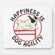 Dog Agility Happiness Mouse Pads