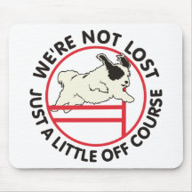 Dog Agility Off Course Mousepad