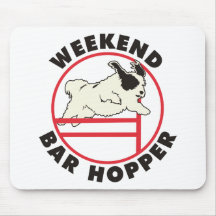 Dog Agility Weekend Bar Hopper Mousepad