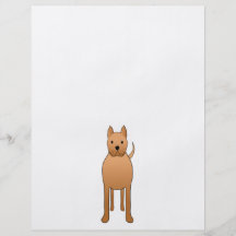 Dog Cartoon. Flyer