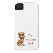 Dog Gone Cool Doggy iPhone 4 Covers