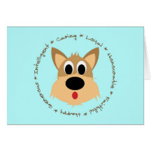 Dog Greeting Card