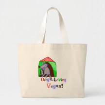 Dog Loving Vegan Tote Bag