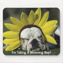 Dog Napping! Mouse Pad