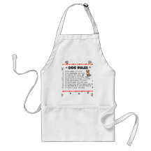 Dog Rules Apron