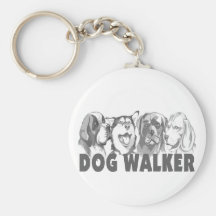 Dog Walker Keychain
