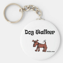 Dog Walker Keychain