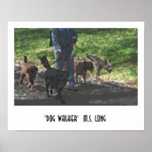 Dog Walker Print