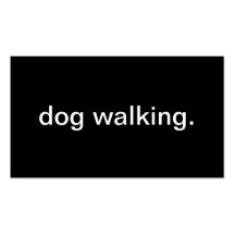 Dog Walking Business Cards