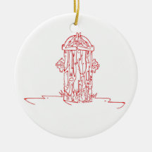 DOGGIE HYDRANT ORNAMENT