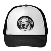 Dogo argentino cap mesh hats