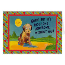 Dogon lonesome card