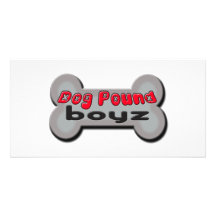 DogpoundboyzGreyTRans Photo Card