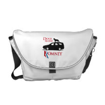 Dogs Against Romney -.png Courier Bags