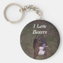 dogs boxers key chain