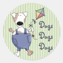 "Dogs Dogs Dogs" Sticker
