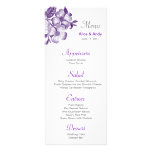 Dogwood Flower Menu Card Custom Rack Cards