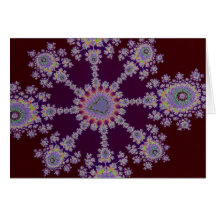 Doily Fractal Card