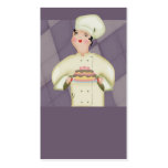doll chef baker baking cake business card business cards