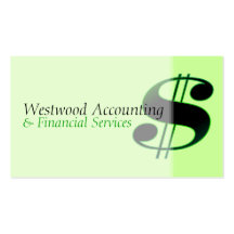 Dollar Sign Business Card
