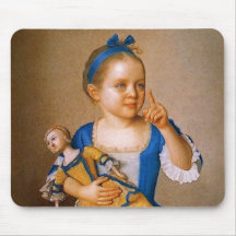DOLLS GIRLS MOUSE PADS