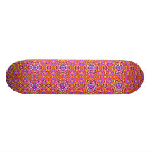 Dolly Mixtures Candy Fractal Art Pattern Custom Skateboard