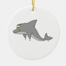Dolphin and Turtle Cartoons Ornament