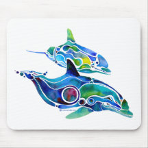 Dolphin Dance Mousepads