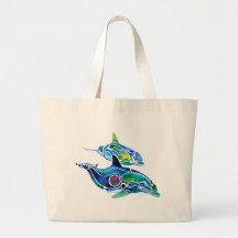 Dolphin Dance Tote Bag