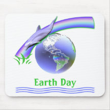 Dolphin Earth Day Mouse Pads