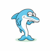 dolphin sculpture photo cut outs
