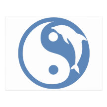 Dolphin Yin Yang Postcards