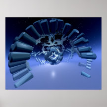 Dome Space Poster