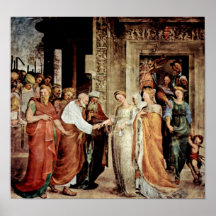 Domenico Beccafumi - Marys marriage to Joseph Poster
