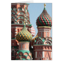 Domes of St Basil's Cathedral Cards
