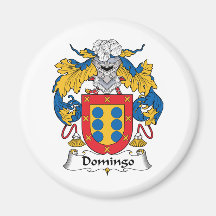Domingo Family Crest Refrigerator Magnet