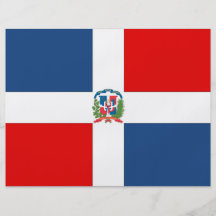 Dominican Republic Flag Personalized Flyer