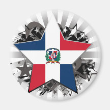 Dominican Republic Star Magnets