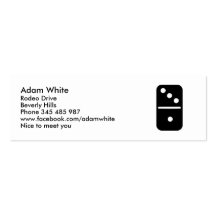 Domino Business Card