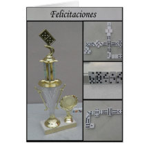 domino Felicitaciones Greeting Cards